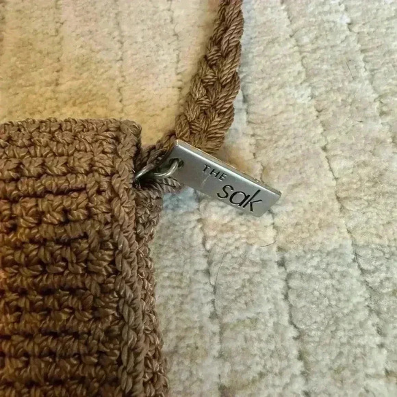 The Sak Crossbody Bag Crochet Braided Shoulder Strap Boho - Picture 2 of 7